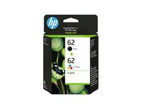 HP 62 original Ink cartridge N9J71AE Combo 2-Pack Standard Capacity Black and Colour cartridge