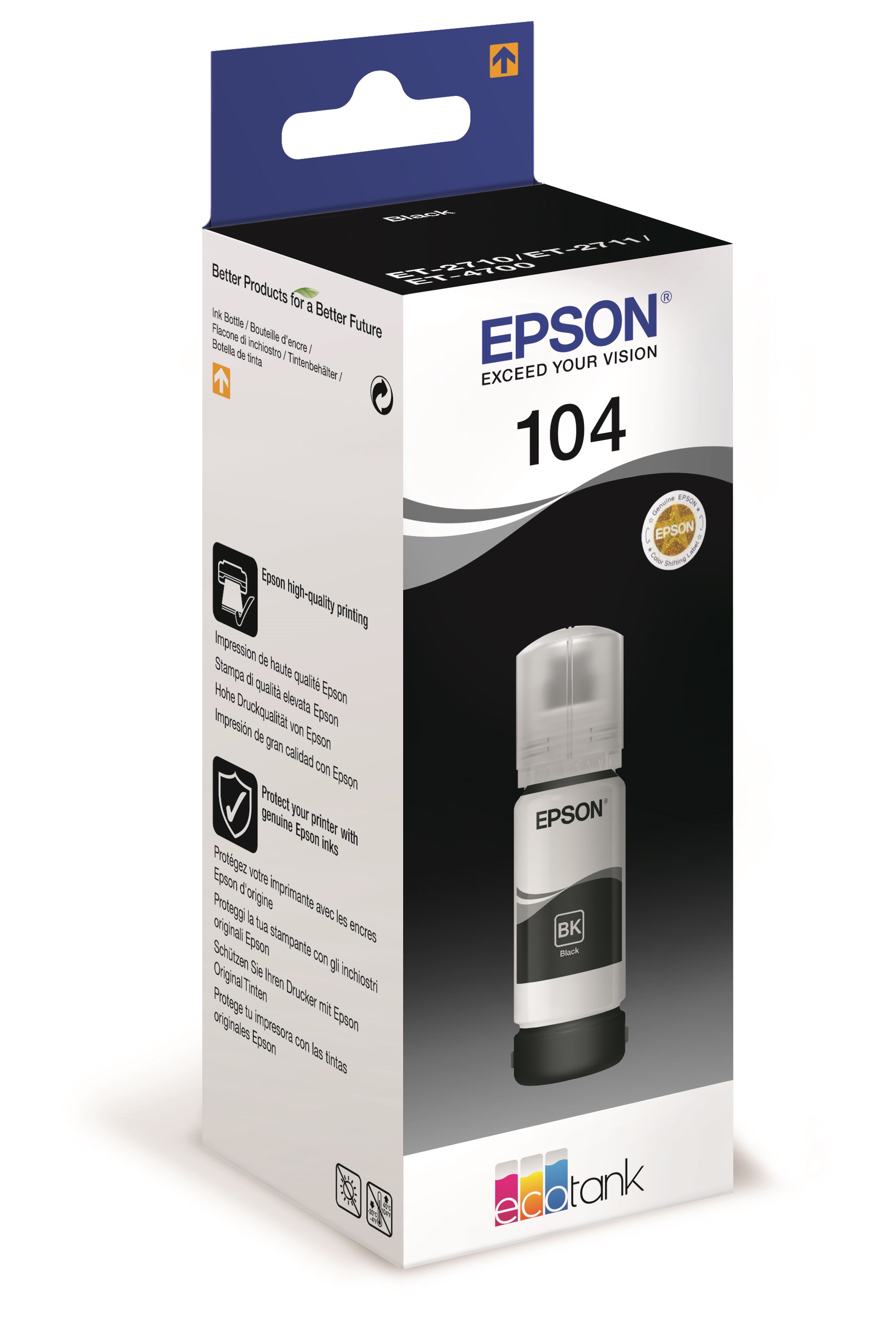 T104 Black EcoTank ink - Pargas