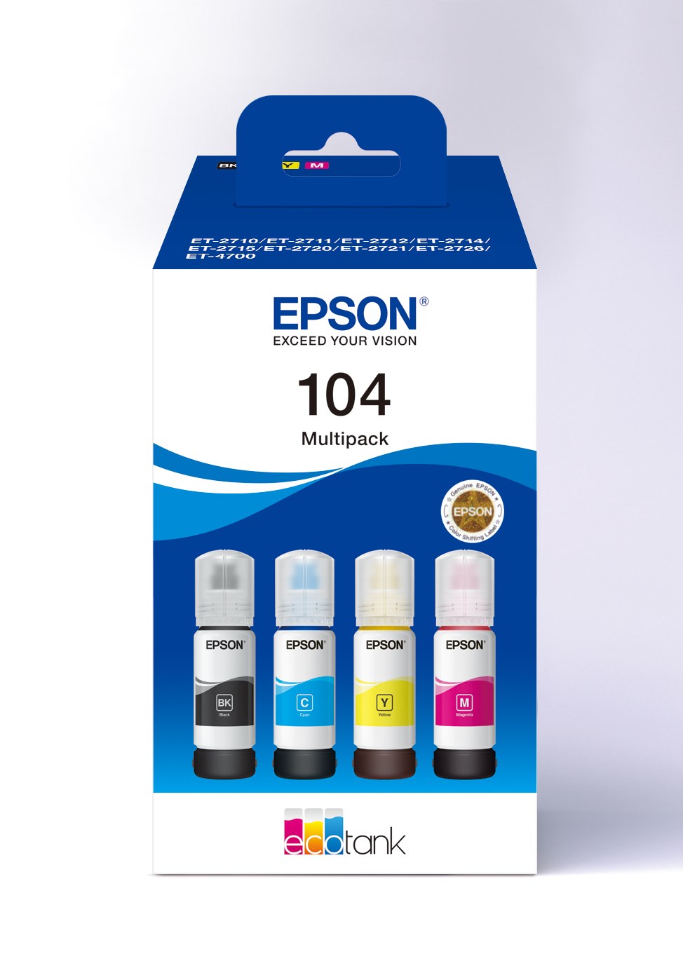 T104 EcoTank 4-colour Multipack - Pargas